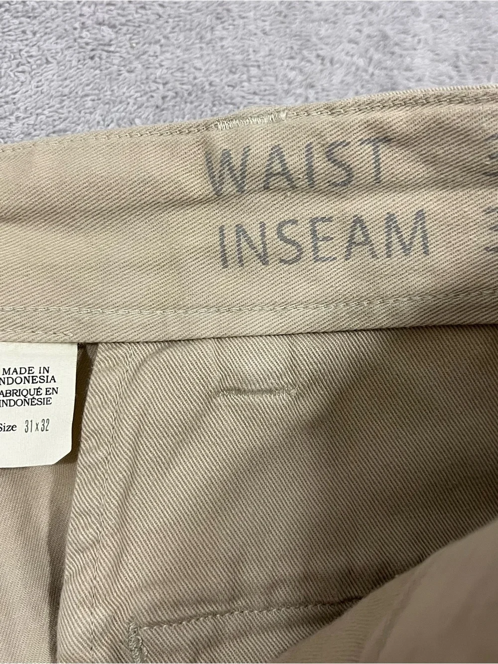RRL Double RL Ralph Lauren Officer's Chino Pants size 31x32 Straight Fit NWT